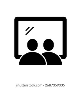 Classroom Vector icon stock illustration