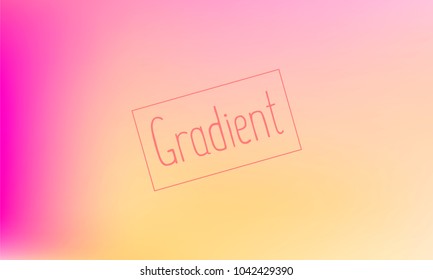 Classy and Awesome Looking Pink and Light Orange Gradient Background with Text