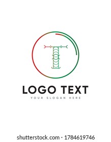 Eine elegante und kühne Vorlage für den Buchstaben T Logo mit einem einzigartigen Geschmack.