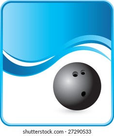classy bowling ball background