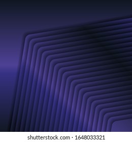 Classy dark purple luxury background. Modern combination from smooth stripes elements in vector shapes design style. Brilliant digital graphic line art