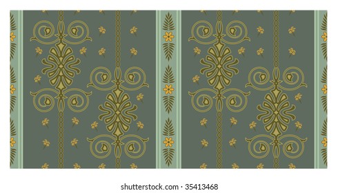 Classy decorative wallpaper seamless pattern