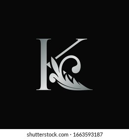 Icono de logotipo K Carta de diseño elegante, Diseño vectorial puede utilizar un símbolo de signo monograma.