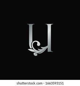 Classy Design Letter U Logo Icon, Vector Design can use monogram sign symbol.