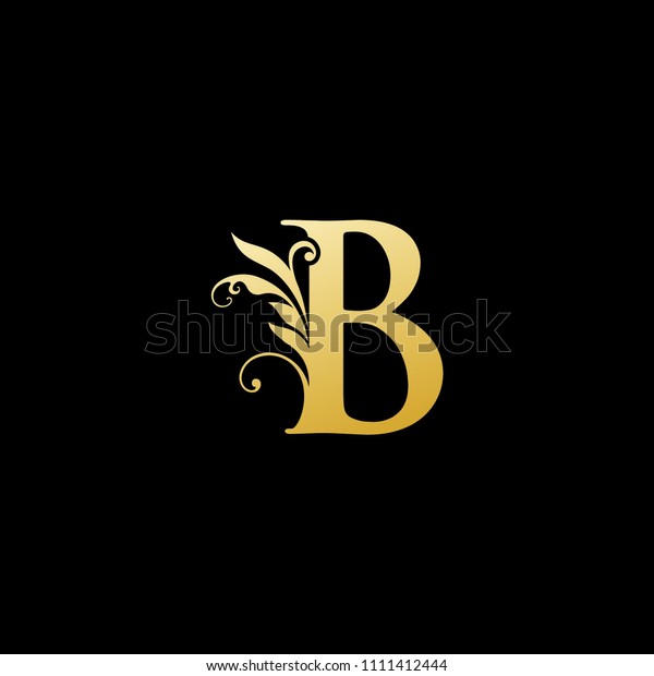 Classy Elegant B Letter Logo Stock Vector (Royalty Free) 1111412444