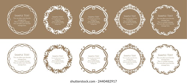Classy, ​​gorgeous and elegant frame set