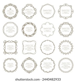 Classy, ​​gorgeous and elegant frame set