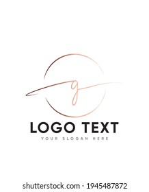 Una elegante, elegante y moderna letra tipo de letra G plantilla de logotipo, logotipo vector para identidad empresarial y de empresa 