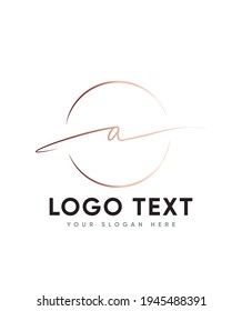 A classy, elegant and modern look letter type A logo template, Vector logo for business and company identity 