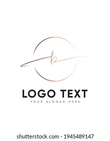 A classy, elegant and modern look letter type B logo template, Vector logo for business and company identity 