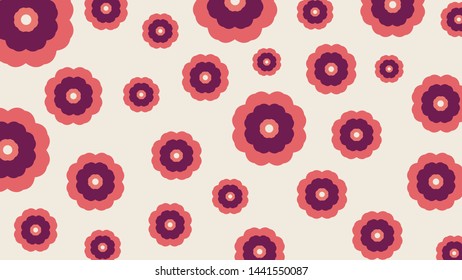 Classy Flower representation in random way background