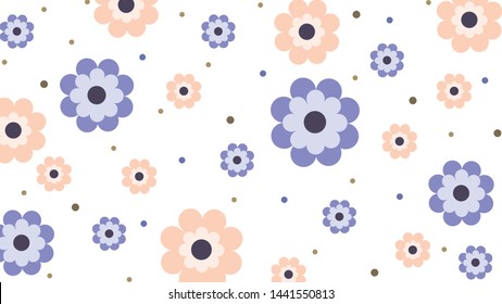 Classy Flower representation in random way background
