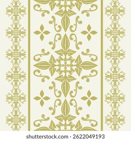 Glamouroso elegante grande e pequeno delicado florals estilo barroco bordas listrado padrão com ornamento dourado Royal Design para todas as coisas de luxo decorar tecidos de seda tapete interior papel de parede renda Ikat