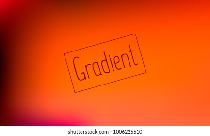 Classy and Good Looking Dark Orange Gradient with Text