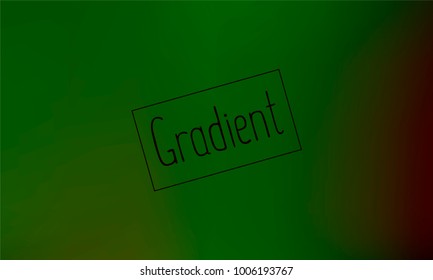 Classy and Good Looking Green and Red Gradient with Text