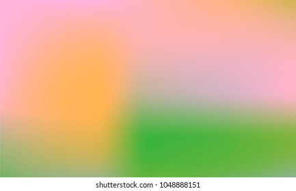 Classy and Good Looking Orange, Green and Pink Gradient Background