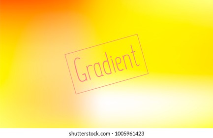 Classy and Good Looking Yellow, Orange and White Gradient with Text