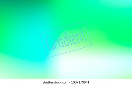 Classy and Great Looking Blue, Green and White Gradient Background with Text