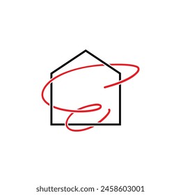 Classy Letter E Real Estate Logo 001