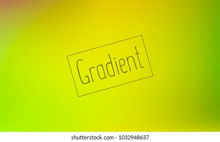 Classy and Neat Green and Yellow Gradient Background with Text