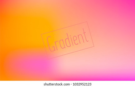 Classy and Neat Pink and Orange Gradient Background with Text