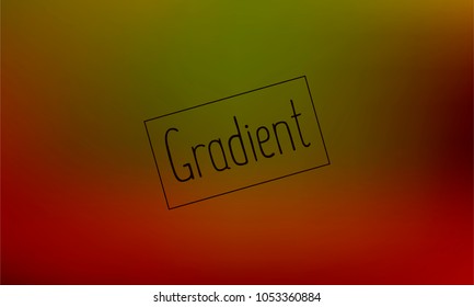 Classy and Nice Looking Red, Green and Brown Gradient Background with Text