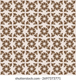 classy and ornamental seamless pattern with earthy tone color