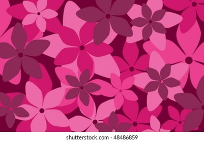 A classy retro style floral pattern