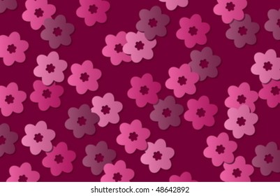 A classy retro style floral pattern