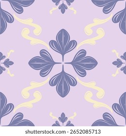 Bordado elegante Royal Têxteis de Luxo Quatro Folhas Abstract Design Mystic Romance Night Vibe. Repetir Botânica Detalhada Rococó Medieval Inspirado Para Filigrana Seda Telas Piso Decoração Tapete
