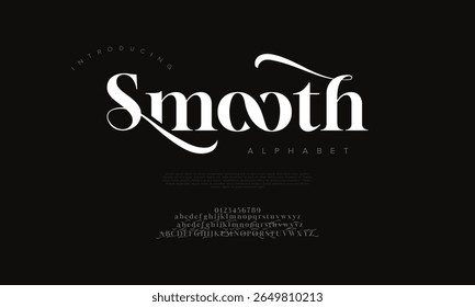 Classy serif typeface with sweeping swashes and refined contrast, ideal for packaging, branding, and editorial needs
