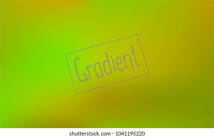 Classy, Stylish and Nice Looking Green, Brown and Yellow Gradient Background with Text
