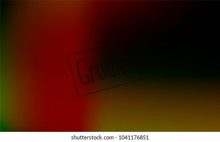 Classy, Stylish and Nice Looking Red, Black and Green Gradient Background with Text