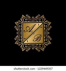 Classy Weeding Logo, AB Letter Logo
