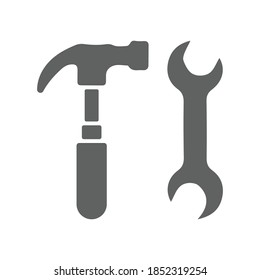Claw, equipment, tool icon. Gray color vector