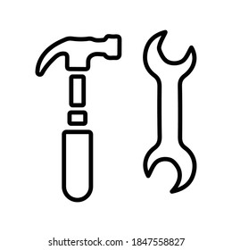 Claw, equipment, tool line icon. outline vector