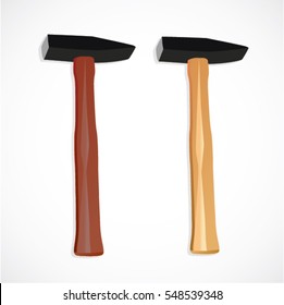 The claw hammer isolated on white background.
