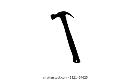 Claw Hammer silhouette, high quality vector