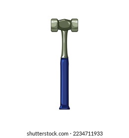 claw hammer tool cartoon. claw hammer tool sign. isolated symbol vector illustration