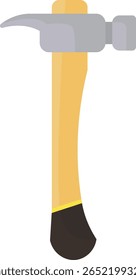 Ferramenta de martelo de garra Ilustração plana