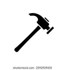 claw hammer - vector icon