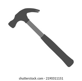 The claw hammer for wood working vector
