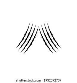 Claw Marks Motif Pattern. Contemporary Decoration for Interior, Exterior, Carpet, Textile, Garment, Cloth, Silk, Tile, Plastic, Paper, Wrapping, Wallpaper, Ect. Vector Illustration