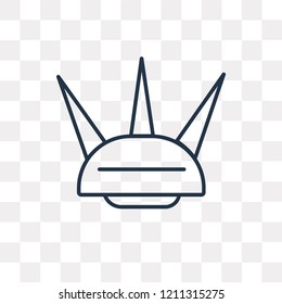 Claw vector outline icon isolated on transparent background, high quality linear Claw transparency concept can be used web and mobile