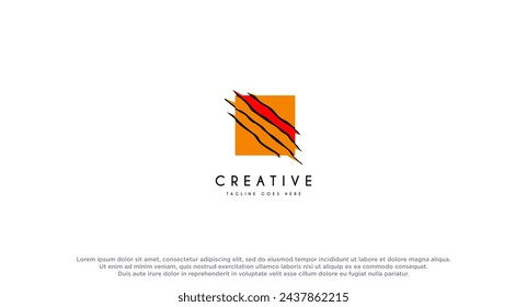 Claws scratch on white background. Design element for logo, label, sign, poster, t shirt. Vector illustration