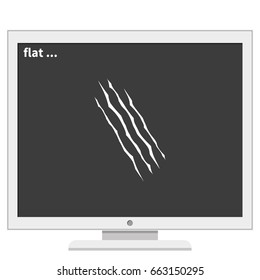 Claws scratches icon.