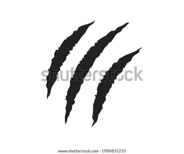 Claws Scratches Icon Symbol Claw Sign Stock Vector (royalty Free 