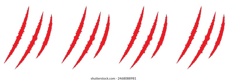 Claws scratching illustration Vector Design