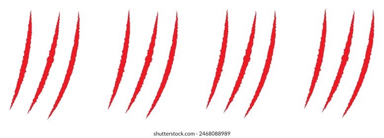 Garras que rascan la ilustración Vector Diseño