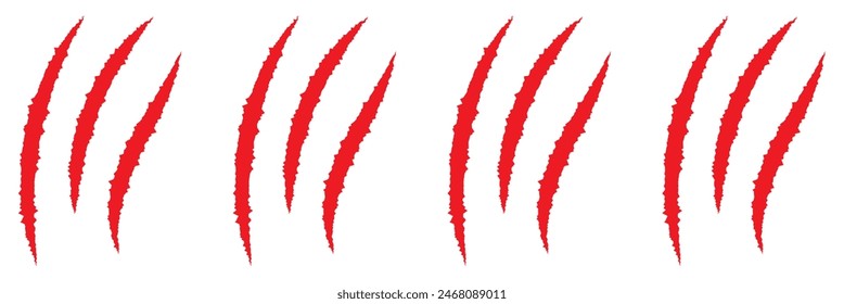 Claws scratching illustration Vector Design